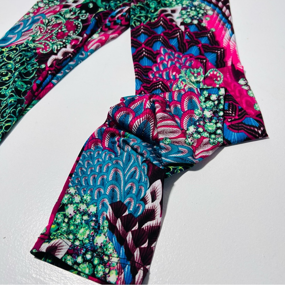 Two Pairs Of Beautiful Print Leggings! // S - image 4